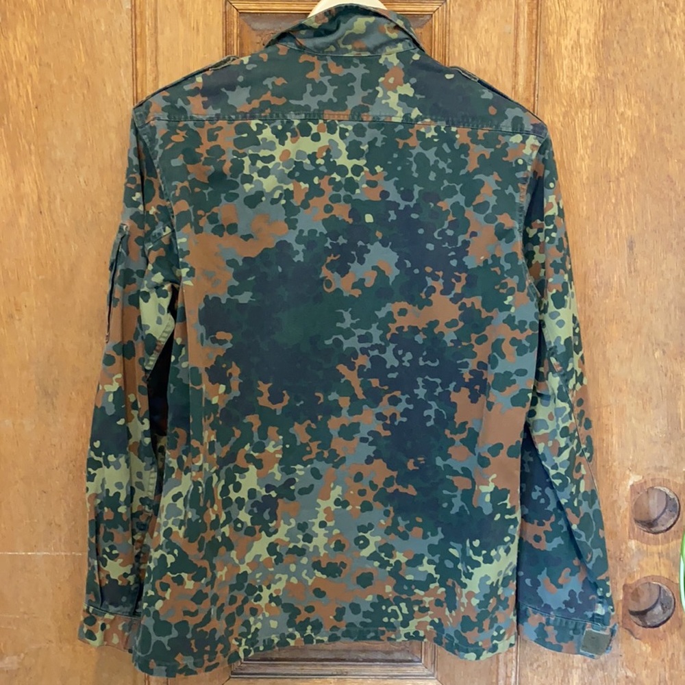 Authentic German Military army jacket green brown small to medium - Picture 8 of 14